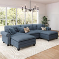 SUNSHINE VALLEY 116" Oversized Modular Sectional Couch U Shaped Living Room